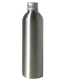 Flacon en aluminium bague 24mm avec bouchon à vis