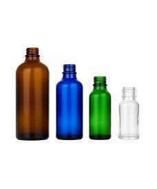 Dropper Bottle without Cap, DIN18 Thread