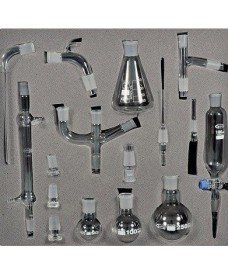 Organic Chemistry Kit, borosilicate: Distillation and Extraction, 9 and 16 Pieces