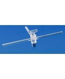3 Way Stopcock for Glass Assembly, Glass and PTFE