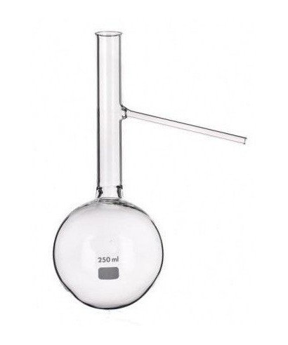 Balón de destilación de 1000 ml de capacidad para realizar la separación fraccionada.