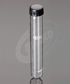 Tube à essai en verre avec bouchon à vis