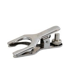 Pinza de laboratorio de acero inoxidable para juntas esmeriladas de rotula