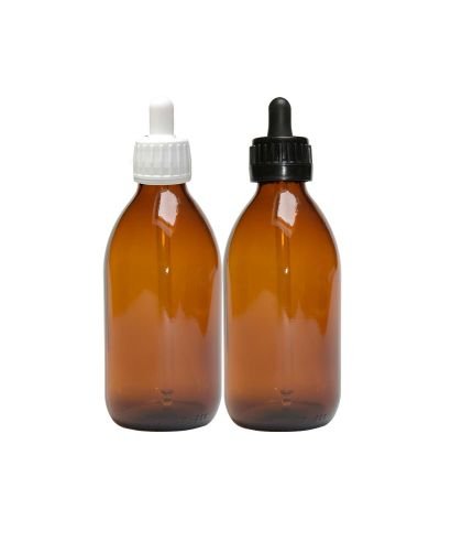 Syrup Bottle with Glass Pipette Cap