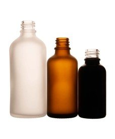 Frasco Frosted rosca DIN18 sin tapa