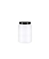 Bote de polietileno con tapa a rosca y obturador