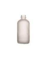 Frosted Boston Round Bottle without Cap, PP28 Thread