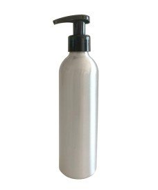 Aluminium Bottle with Dispenser Pump, 24mm Thread