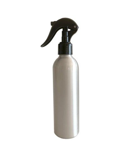 Frasco de aluminio con pistola pulverizadora de rosca de 24mm