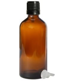 Dropper Bottle with Insert Dropper and Screw Cap