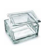 Boîte à coloration Schieferdecker en verre pour 10 lames porte-objets