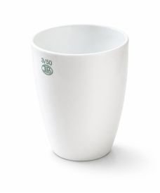 Crisol de porcelana, forma alta