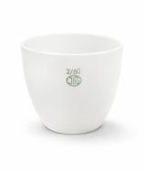 Crisol de porcelana, forma media