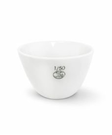 Crisol de porcelana, forma baja