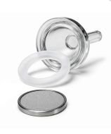 Base filtrante con placa de acero inoxidable