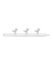Rampa de filtración de vidrio de 3 puestos 47mm sin accesorios