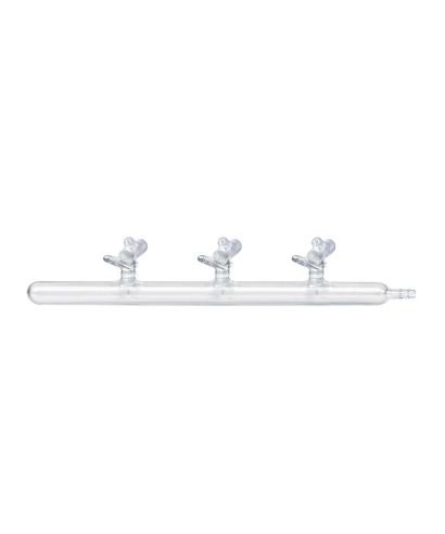 Rampa de filtración de vidrio de 3 puestos 47mm sin accesorios