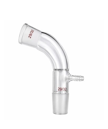 Raccord coudée 90°, rodage 2×29/32 et connecteur à olive
