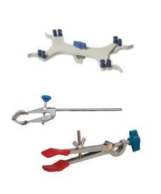 Laboratory Mounting Clamps With and Without Bossheads
