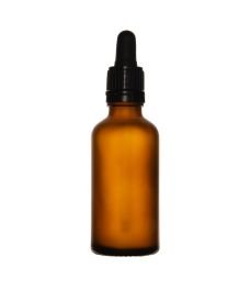 Frosted Dropper Bottle with Press-Button Glass Pipette Cap