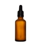 Frosted Dropper Bottle with Press-Button Glass Pipette Cap