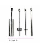 Husillos 1 al 4 para viscosímetro rotacional digital, modelo 10-2000000mPas