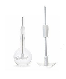 PTFE adapter for stirring rods, providing secure and effective sealing in laboratory reactors.