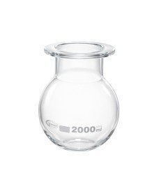 Ballon réacteur sphérique en verre borosilicaté sans couvercle