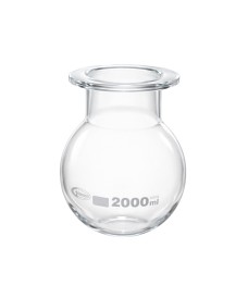 Matraz reactor esférico de vidrio borosilicato sin tapa