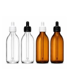 Syrup Bottle with Glass Pipette Cap