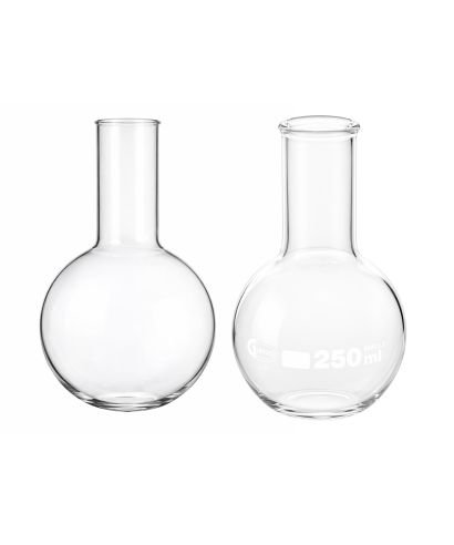 Fiole sphérique en verre