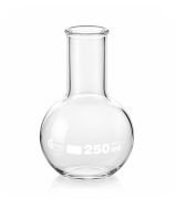 Fiole sphérique en verre