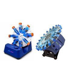 Agitateurs rotatifs multiposition RS 9 type disque en versions analogique et numérique.