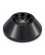 Rotor angular para 8 tubos de 15 ml, compatible con centrífuga RS-0424. Fabricado en aleación metálica de alta resistencia para 