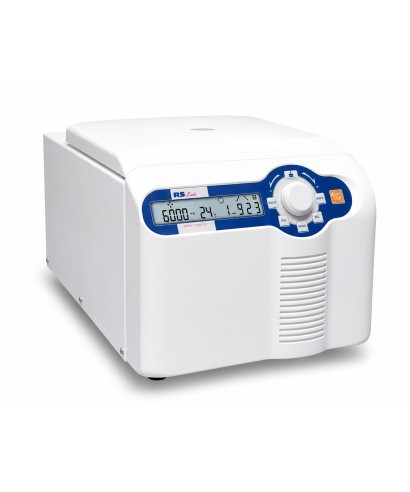 High-speed refrigerated benchtop centrifuge RS-1524 with digital control of rpm/RCF and temperature.