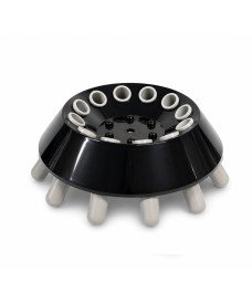 Rotor  Cabezal angular de plástico rígido para centrífuga Fugelab-GB10, con capacidad para 12 tubos de 15 ml, incluido de serie 