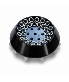 Rigid plastic angle rotor for the Fugelab-GB10 centrifuge, with capacity for 24 × 5 ml or 10 ml tubes. Optional accessory for pr