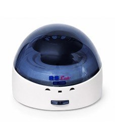 Centrífuga mini RS-1008 compacta para microtubos y tiras PCR, con diseño de sobremesa, funcionamiento silencioso y manejo sencil