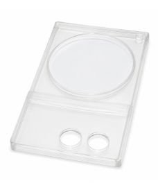 Coque de protection thermique translucide pour agitateurs magnétiques RS LAB 1C et 2C avec résistance jusqu’à 135 °C.