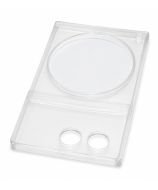 Coque de protection thermique translucide pour agitateurs magnétiques RS LAB 1C et 2C avec résistance jusqu’à 135 °C.