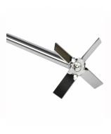 Varilla agitadora tipo cruz en acero inoxidable de 5 × 40 cm, compatible con agitadores RS LAB 13 y RS LAB 13 PRO.
