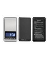 Compact precision scale with LCD display, tare function, single-point calibration using a weight and unit selection.