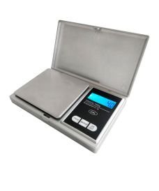 Portable pocket scale with a maximum weight of 1 kilogram, accuracy 0.1g.