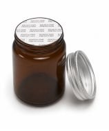 Pressure-sensitive seal for wide-mouth jars, designed to act as a tamper-evident seal.
