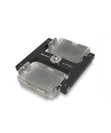 Cabezal oscilante para 2 microplacas de 96 pocillos, velocidad máxima de 4.000 rpm, compatible con la centrífuga de baja velocid
