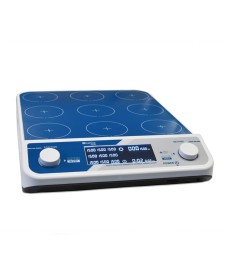 Series 610 multi-position magnetic stirrer without heating, available in 9- and 15-position versions for simultaneous stirring o