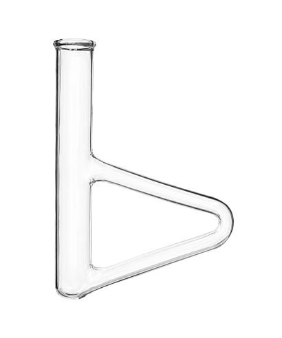 Borosilicate glass Thiele tube for accurate determination of the melting point of substances.