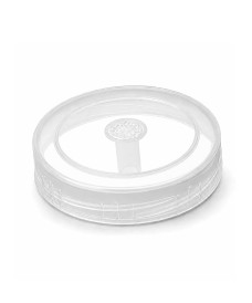 Tapa PP ventilada con membrana filtrante para cultivos