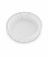 Obturateur intérieur en PEBD pour bocaux poudriers en verre à large ouverture avec bouchon à vis compatible.