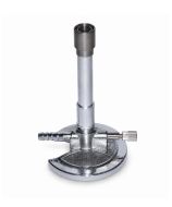 Brûleur Bunsen pour gaz naturel avec réglage indépendant du débit de gaz et de l’admission d’air.
